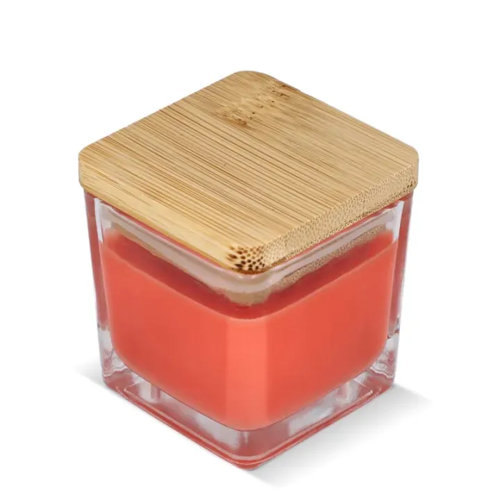 Chakra plant based candle in glass jar - LT90747 (N0026)